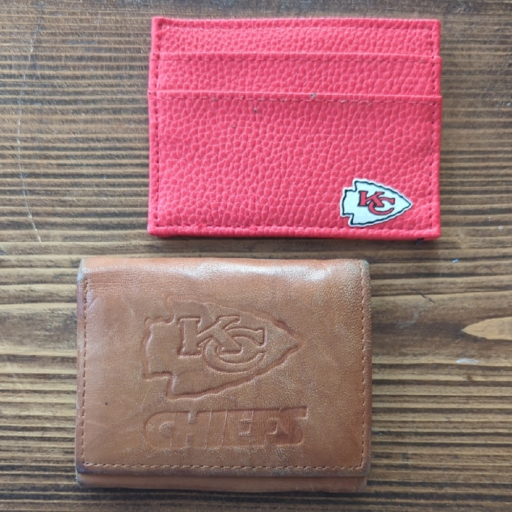 Kansas City Chiefs Wallet and Card Holder Set